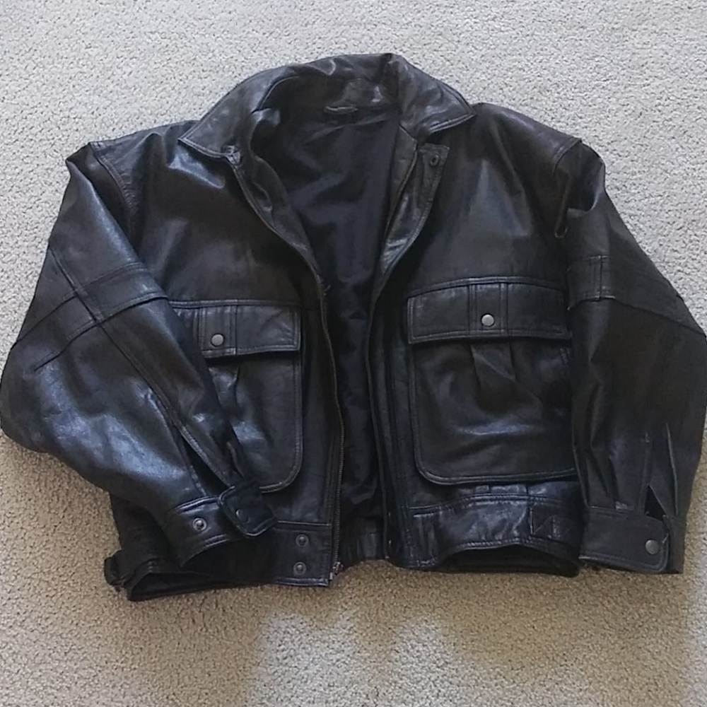 Leather jacket